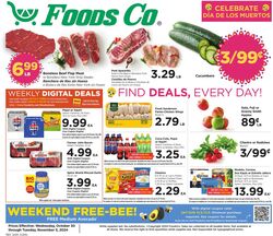 Weekly ad Foods Co 10/16/2024 - 10/22/2024