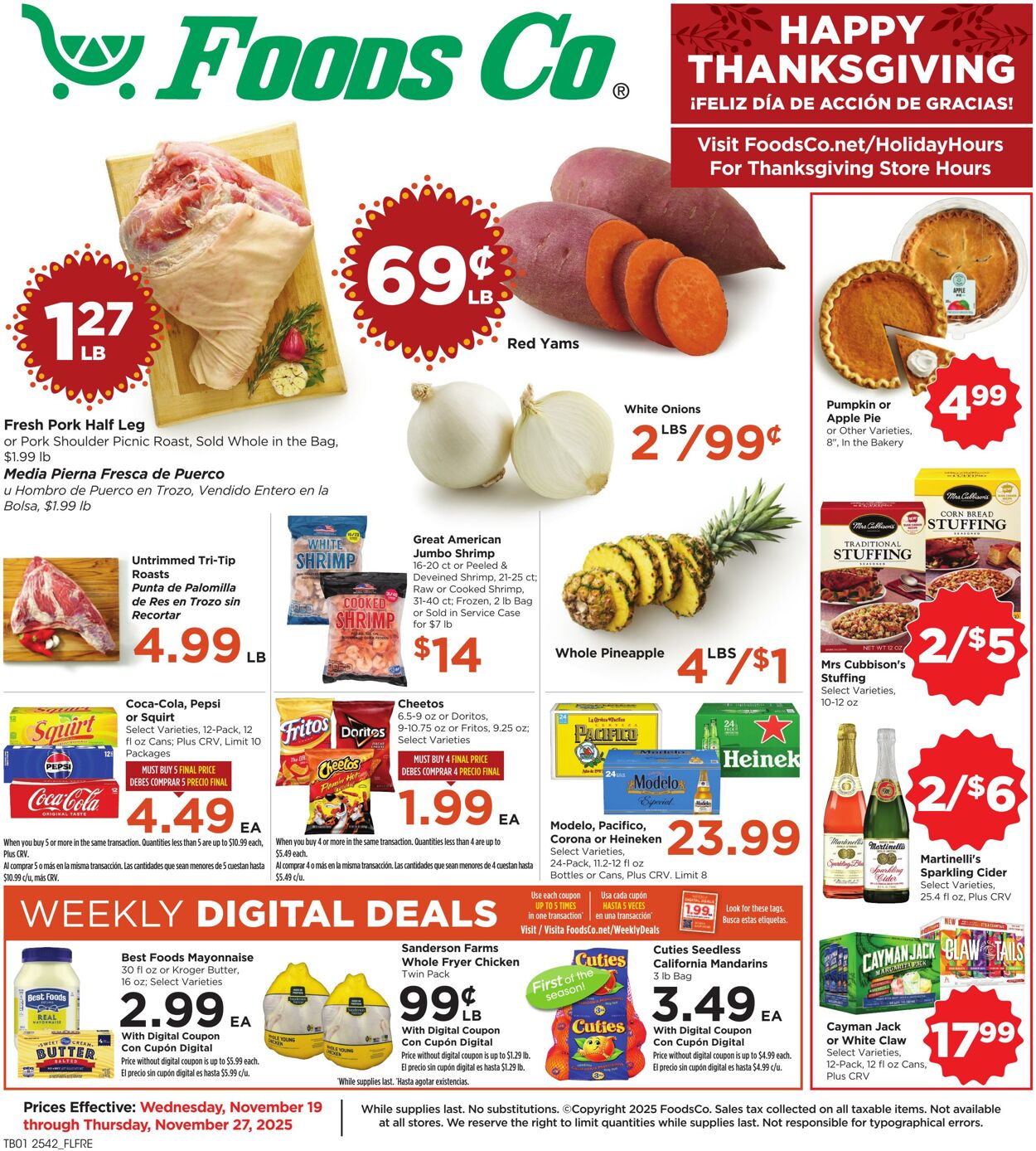 Weekly ad Foods Co 11/19/2025 - 11/27/2025