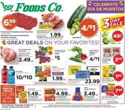 Weekly ad Foods Co 11/19/2025 - 11/27/2025