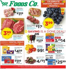 Weekly ad Foods Co 10/05/2022-10/11/2022