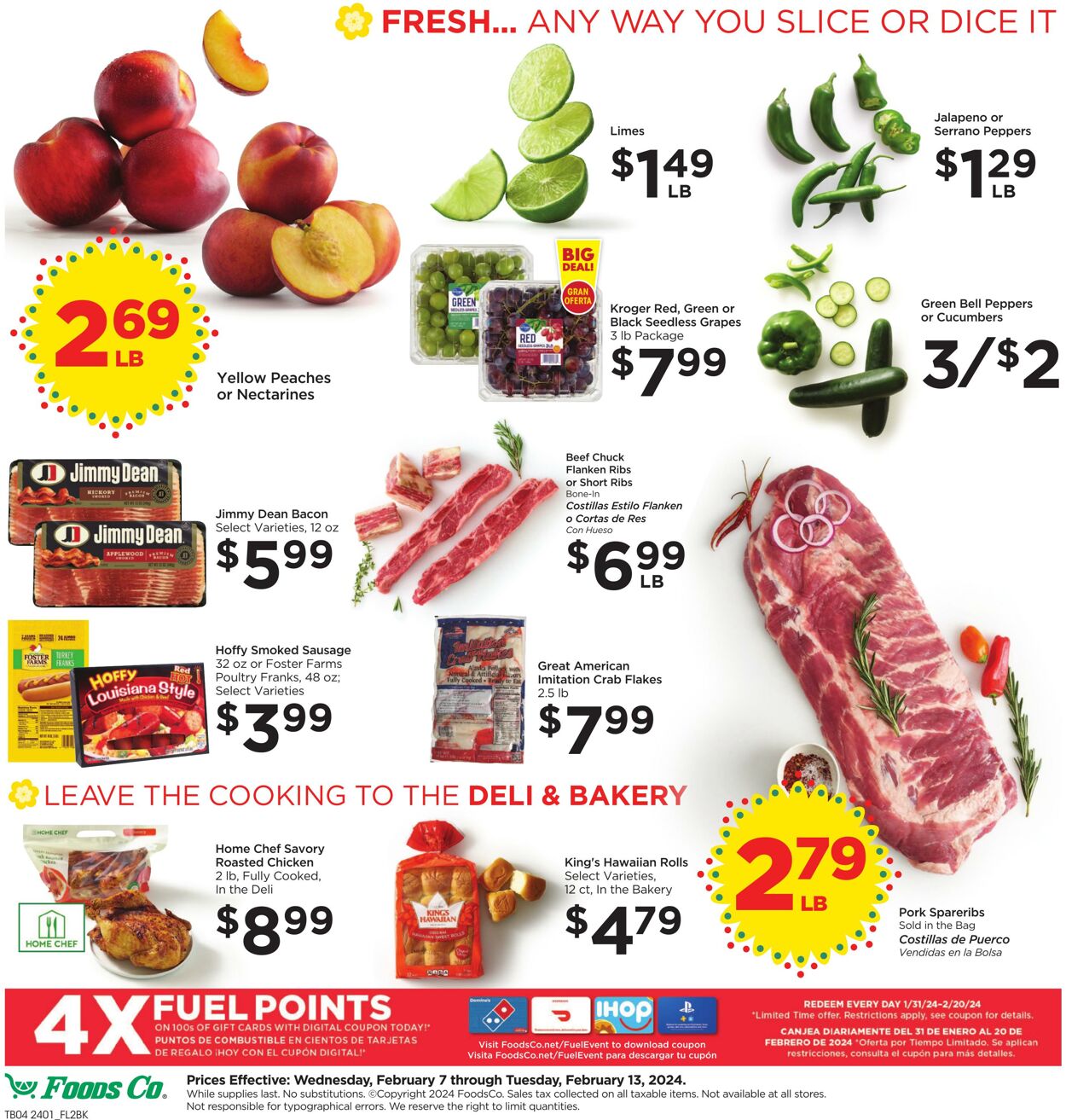 Weekly ad Foods Co 02/07/2024 - 02/13/2024