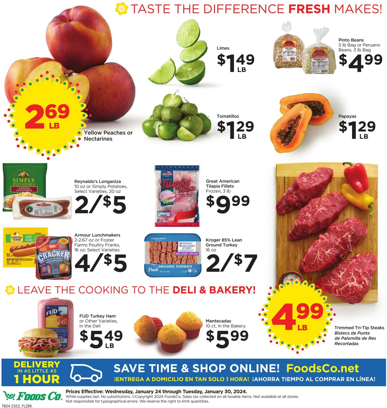 Weekly ad Foods Co 01/24/2024 - 01/30/2024
