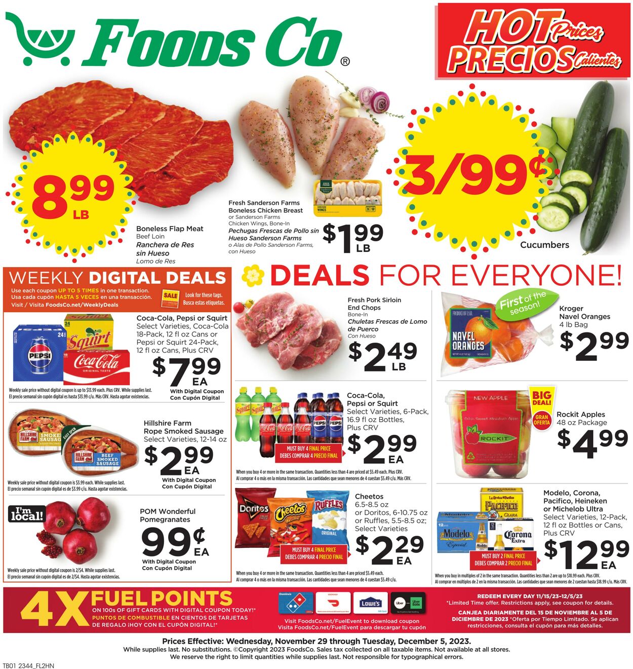 Foods Co Promotional weekly ads