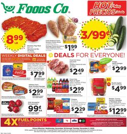 Weekly ad Foods Co 11/29/2023 - 12/05/2023
