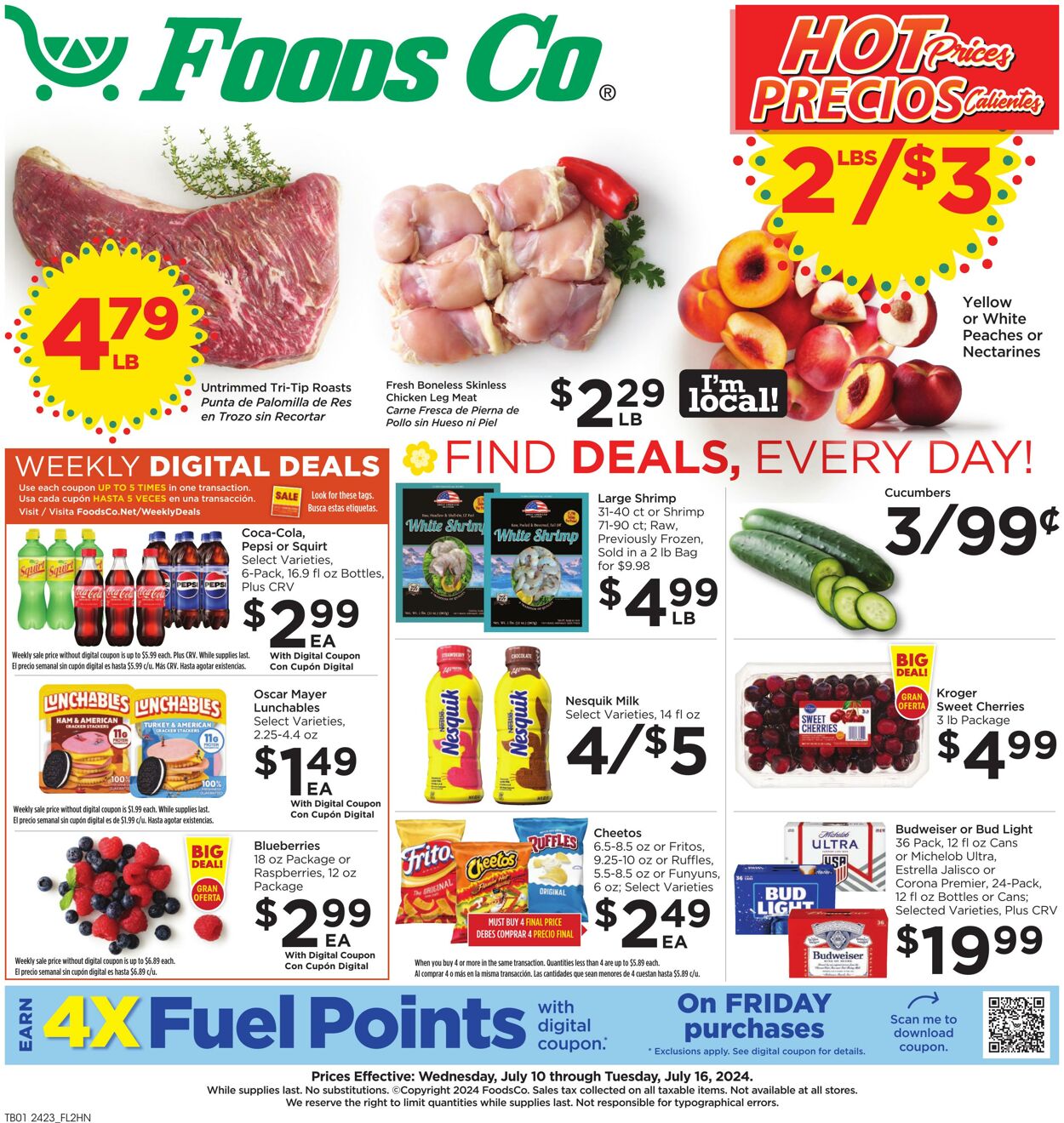 Weekly ad Foods Co 07/10/2024 - 07/16/2024
