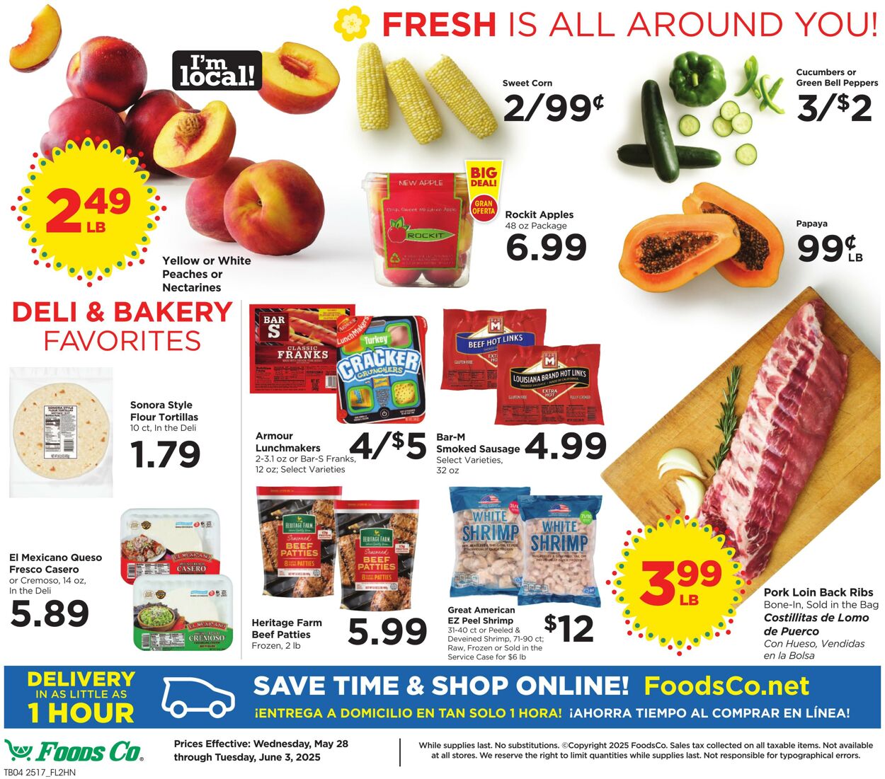 Weekly ad Foods Co 05/28/2025 - 06/03/2025