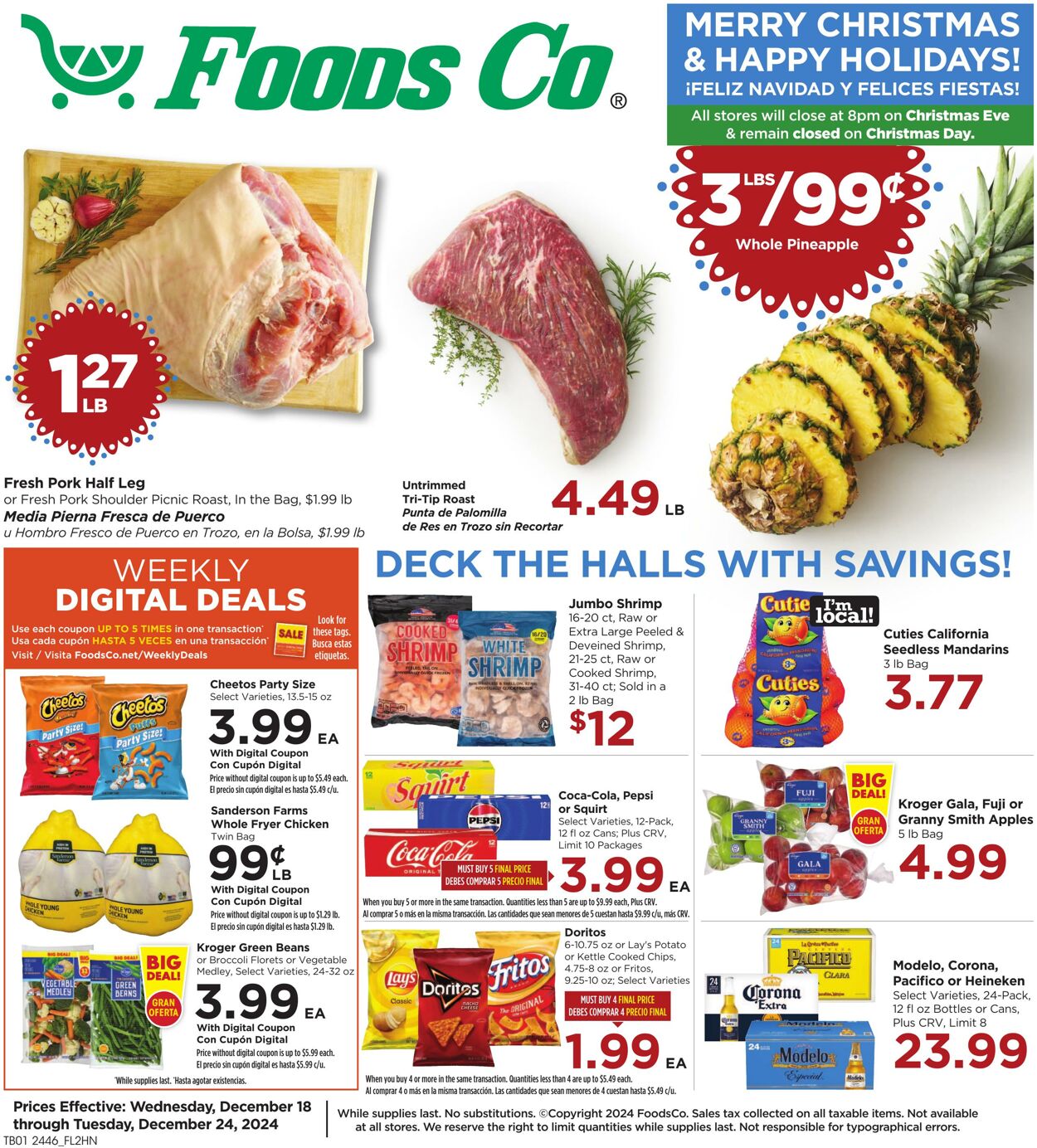 Weekly ad Foods Co 12/18/2024 - 12/24/2024