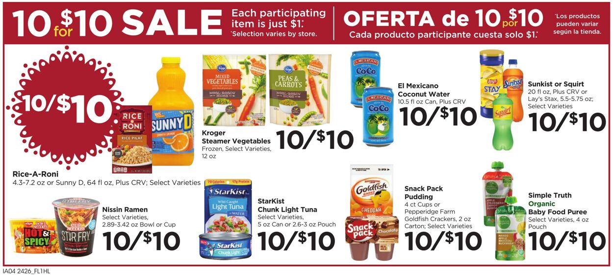 Weekly ad Foods Co 07/31/2024 - 08/06/2024