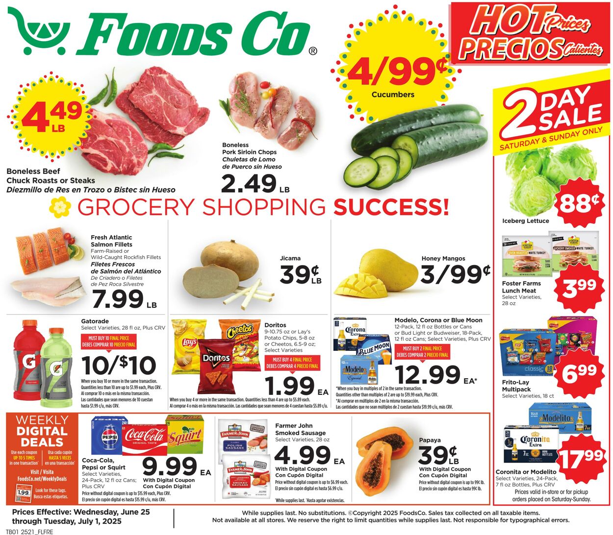 Weekly ad Foods Co 06/25/2025 - 07/01/2025