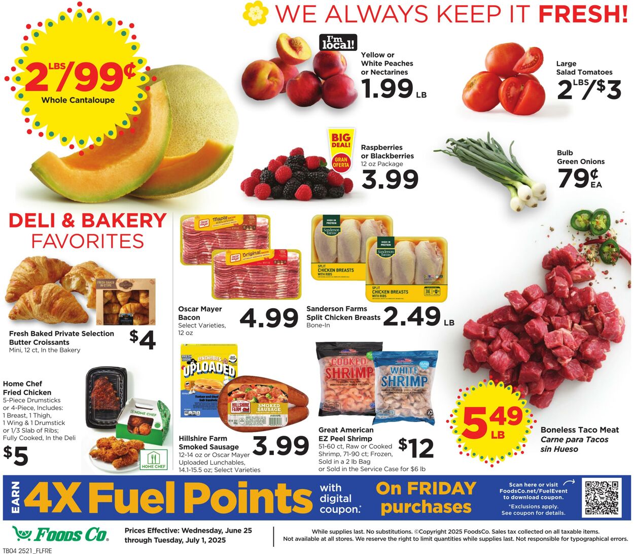 Weekly ad Foods Co 06/25/2025 - 07/01/2025