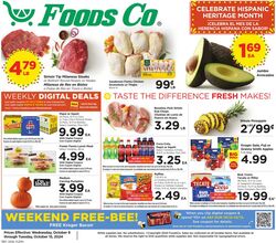 Weekly ad Foods Co 10/30/2024 - 11/05/2024