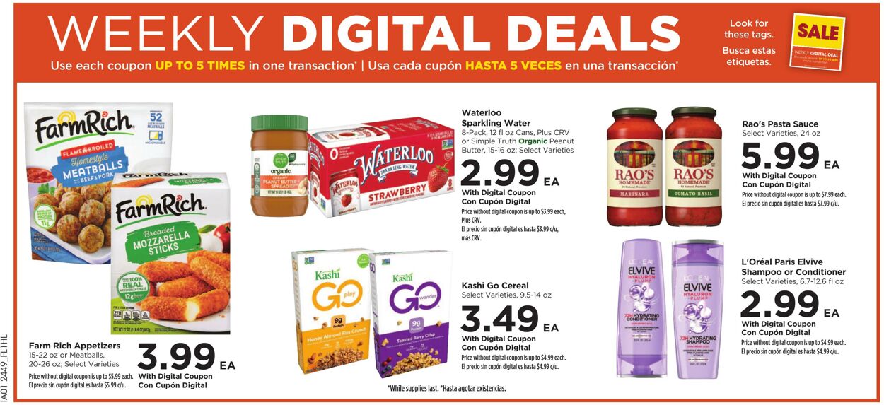 Weekly ad Foods Co 01/08/2025 - 01/14/2025