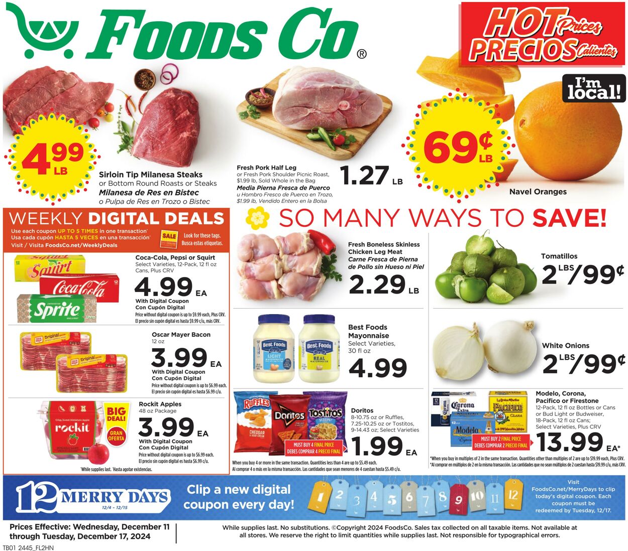 Weekly ad Foods Co 12/11/2024 - 12/17/2024