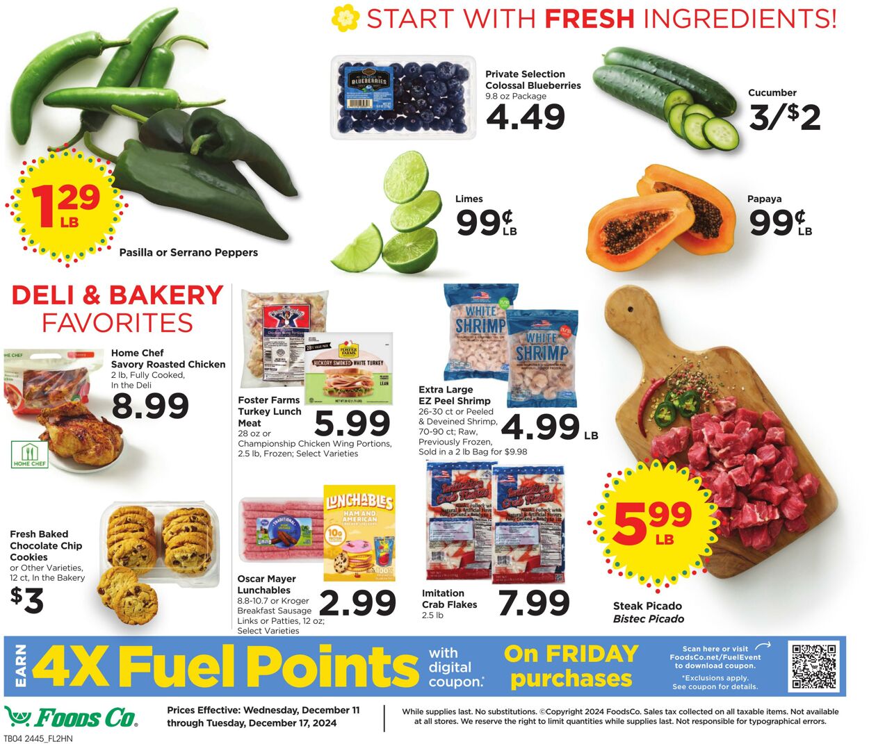 Weekly ad Foods Co 12/11/2024 - 12/17/2024