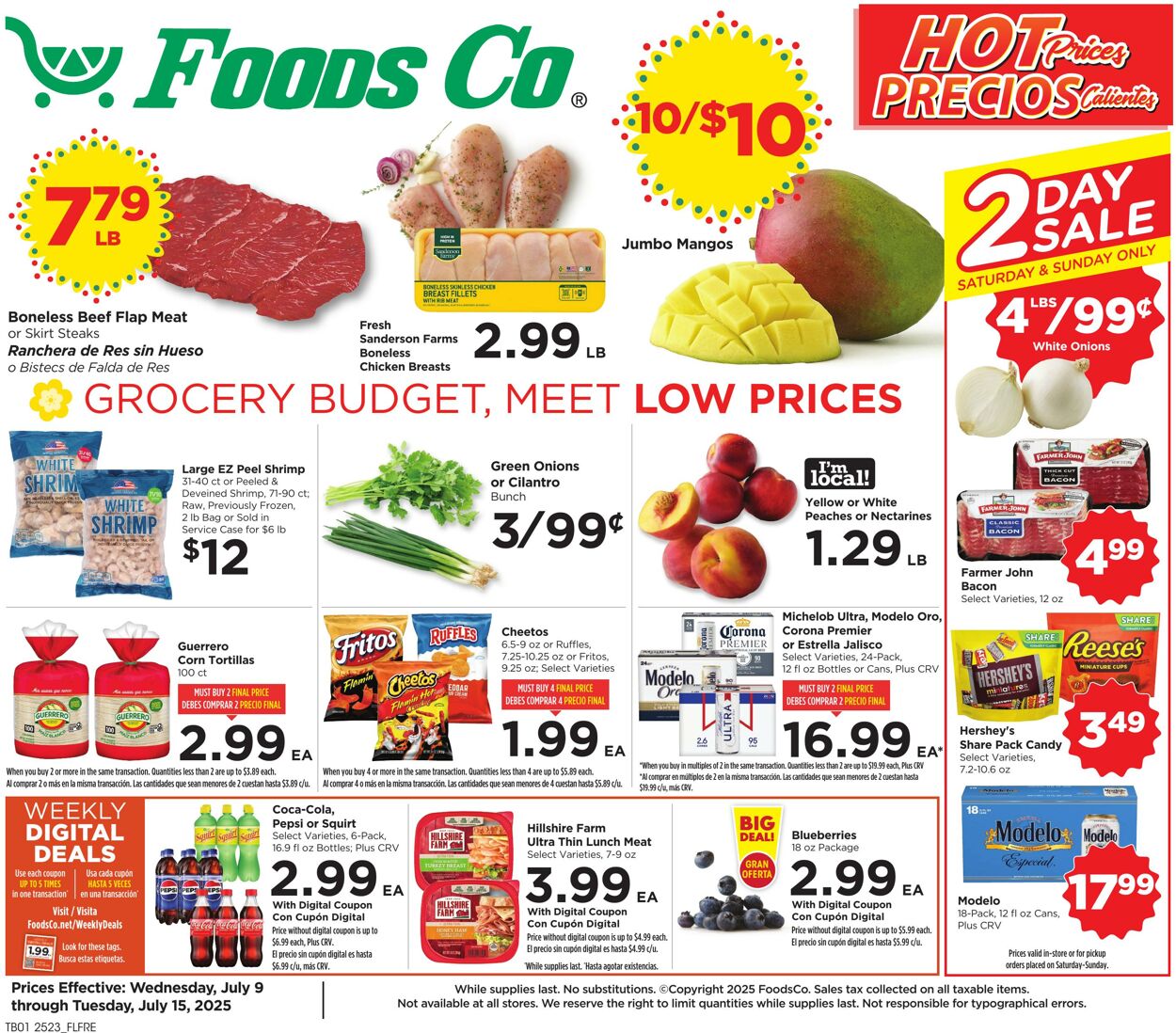 Weekly ad Foods Co 07/09/2025 - 07/15/2025
