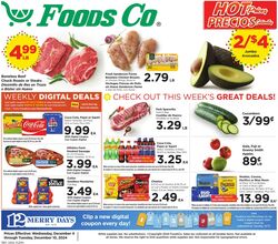 Weekly ad Foods Co 11/06/2024 - 11/12/2024