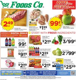 Weekly ad Foods Co 11/24/2023 - 11/28/2023