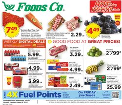 Weekly ad Foods Co 07/31/2024 - 08/06/2024