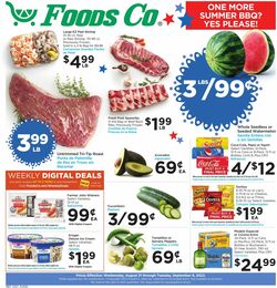 Weekly ad Foods Co 08/31/2022-09/06/2022