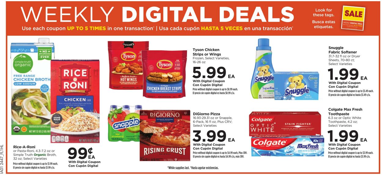 Weekly ad Foods Co 12/26/2024 - 01/01/2025