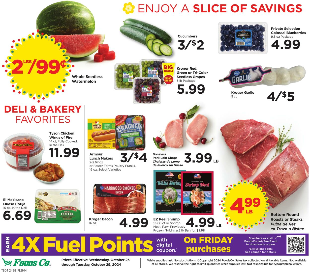 Weekly ad Foods Co 10/23/2024 - 10/29/2024