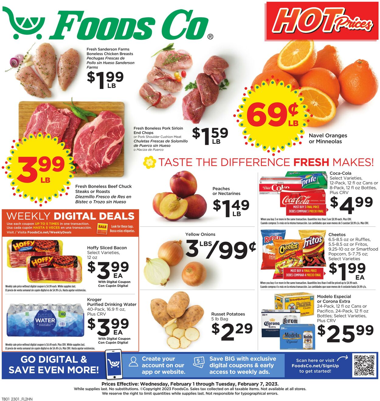 Weekly ad Foods Co 02/01/2023 - 02/07/2023