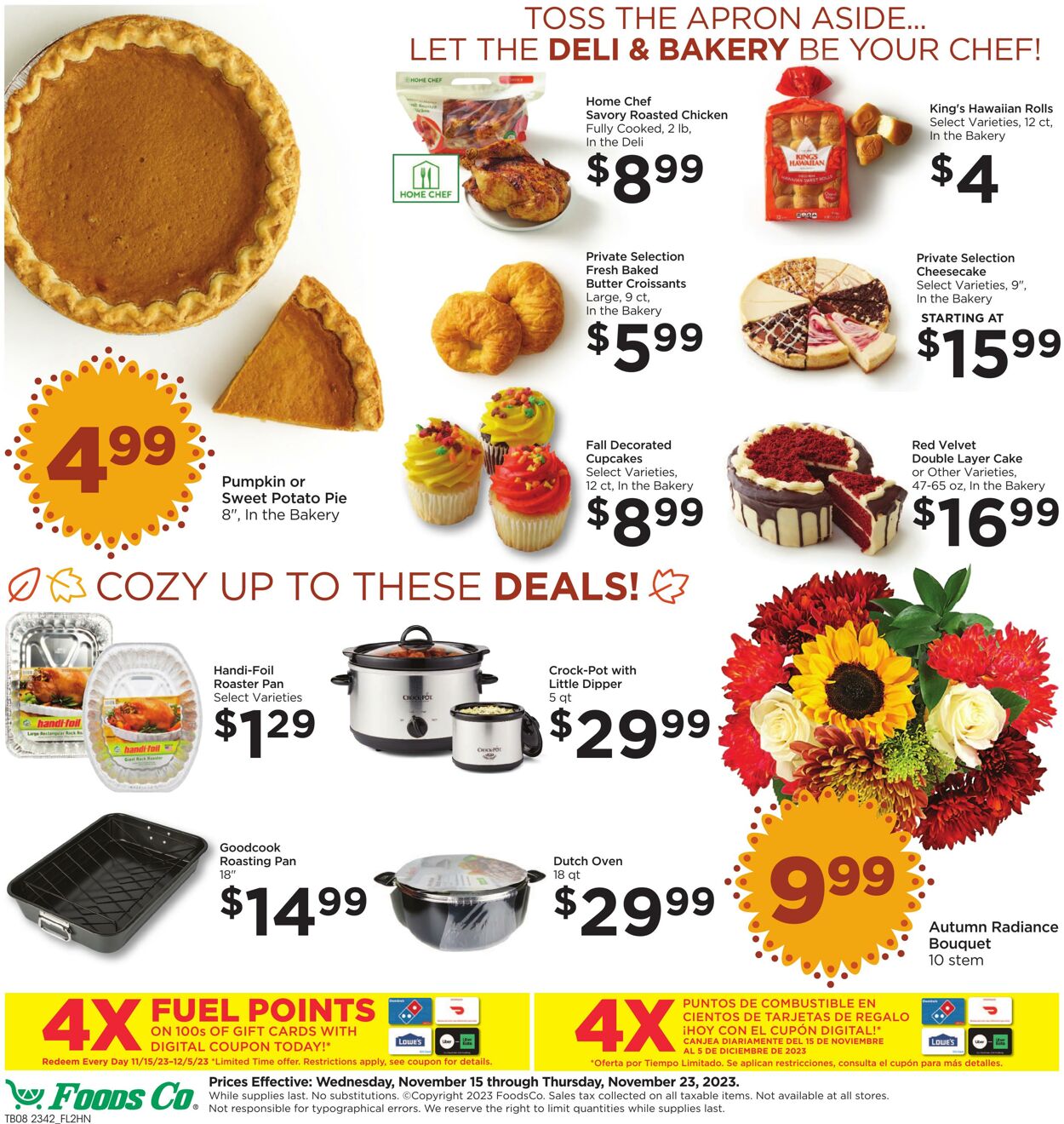 Weekly ad Foods Co 11/15/2023 - 11/23/2023