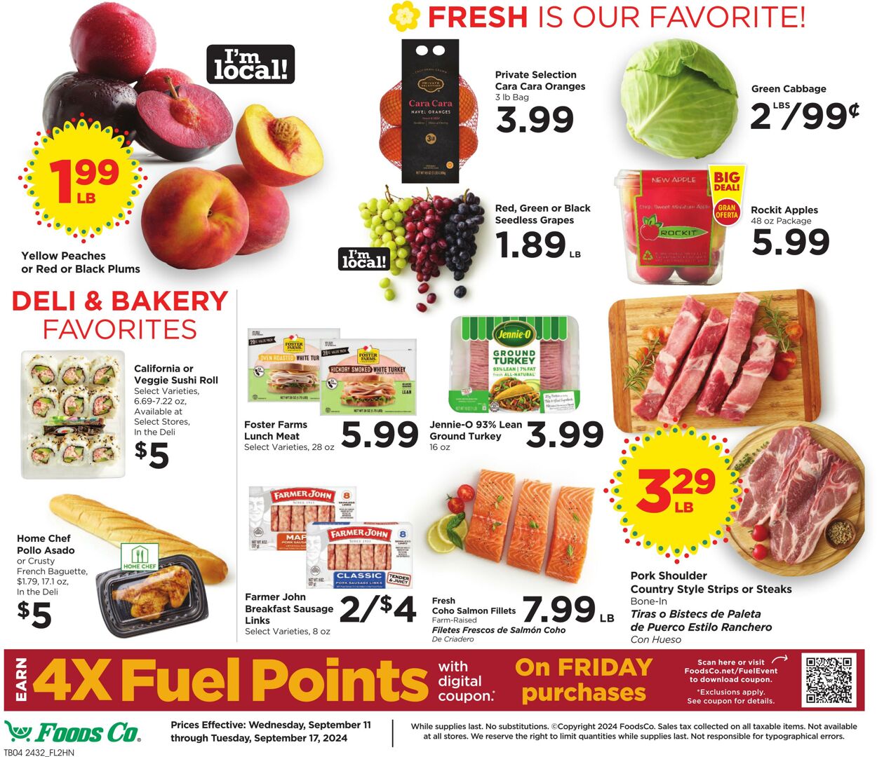 Weekly ad Foods Co 09/11/2024 - 09/17/2024