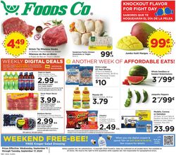 Weekly ad Foods Co 09/18/2024 - 09/24/2024