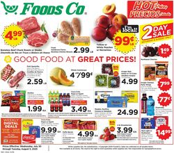 Weekly ad Foods Co 07/30/2025 - 08/05/2025