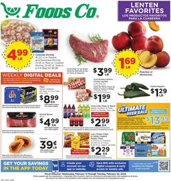 Weekly ad Foods Co 01/31/2024 - 02/27/2024