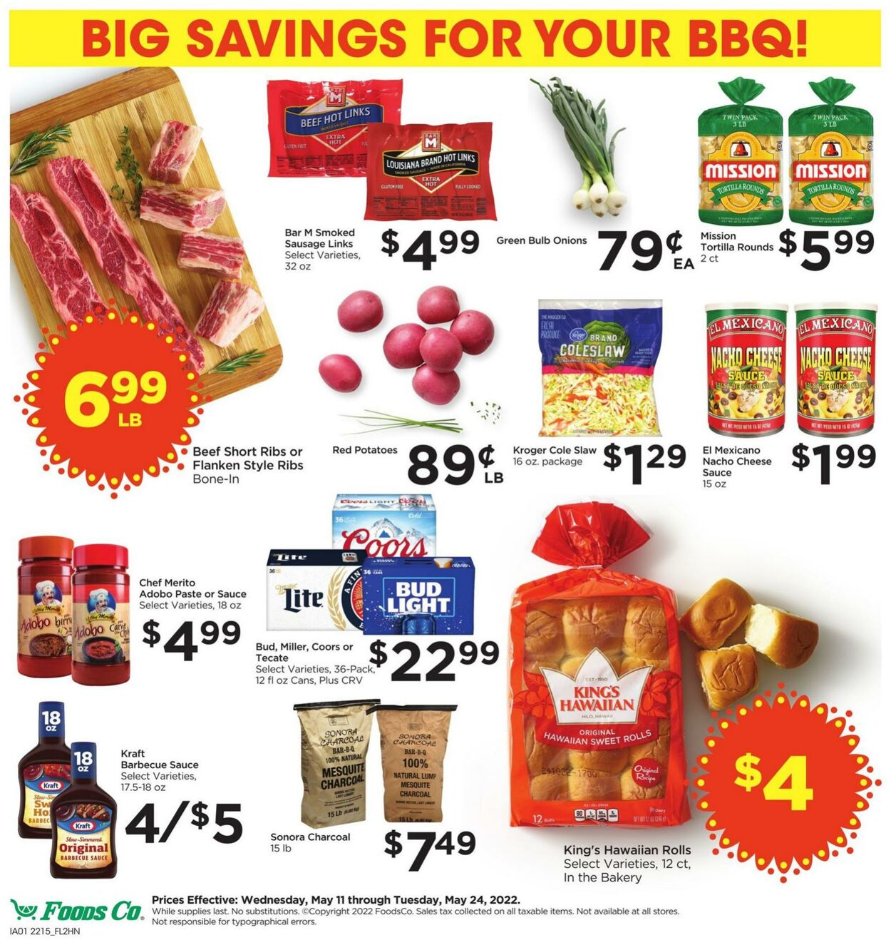 Weekly ad Foods Co 05/11/2022 - 05/17/2022
