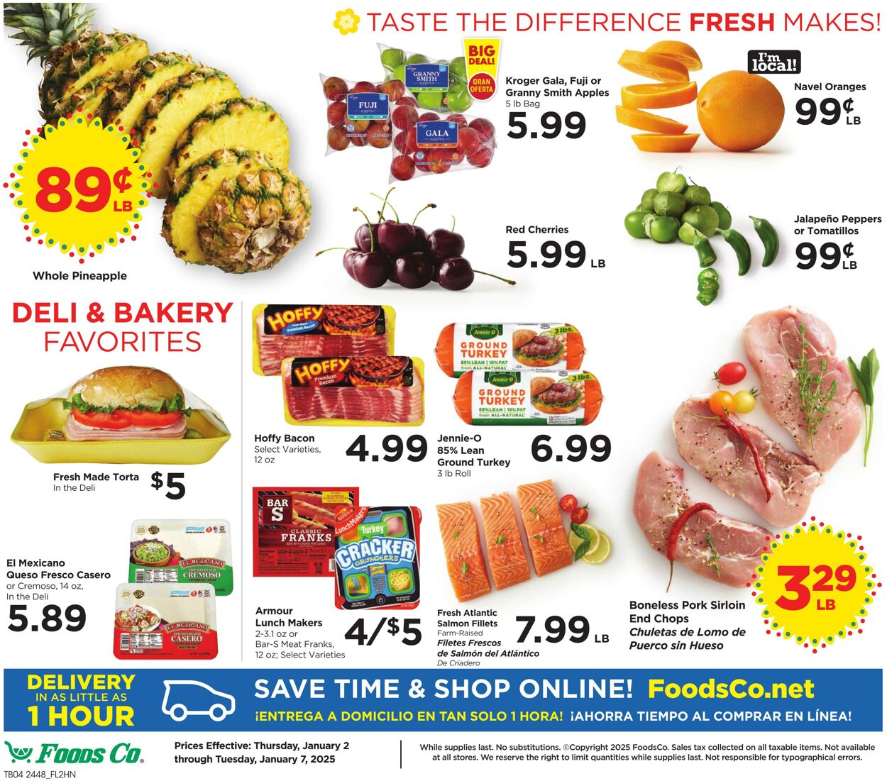 Weekly ad Foods Co 01/02/2025 - 01/07/2025