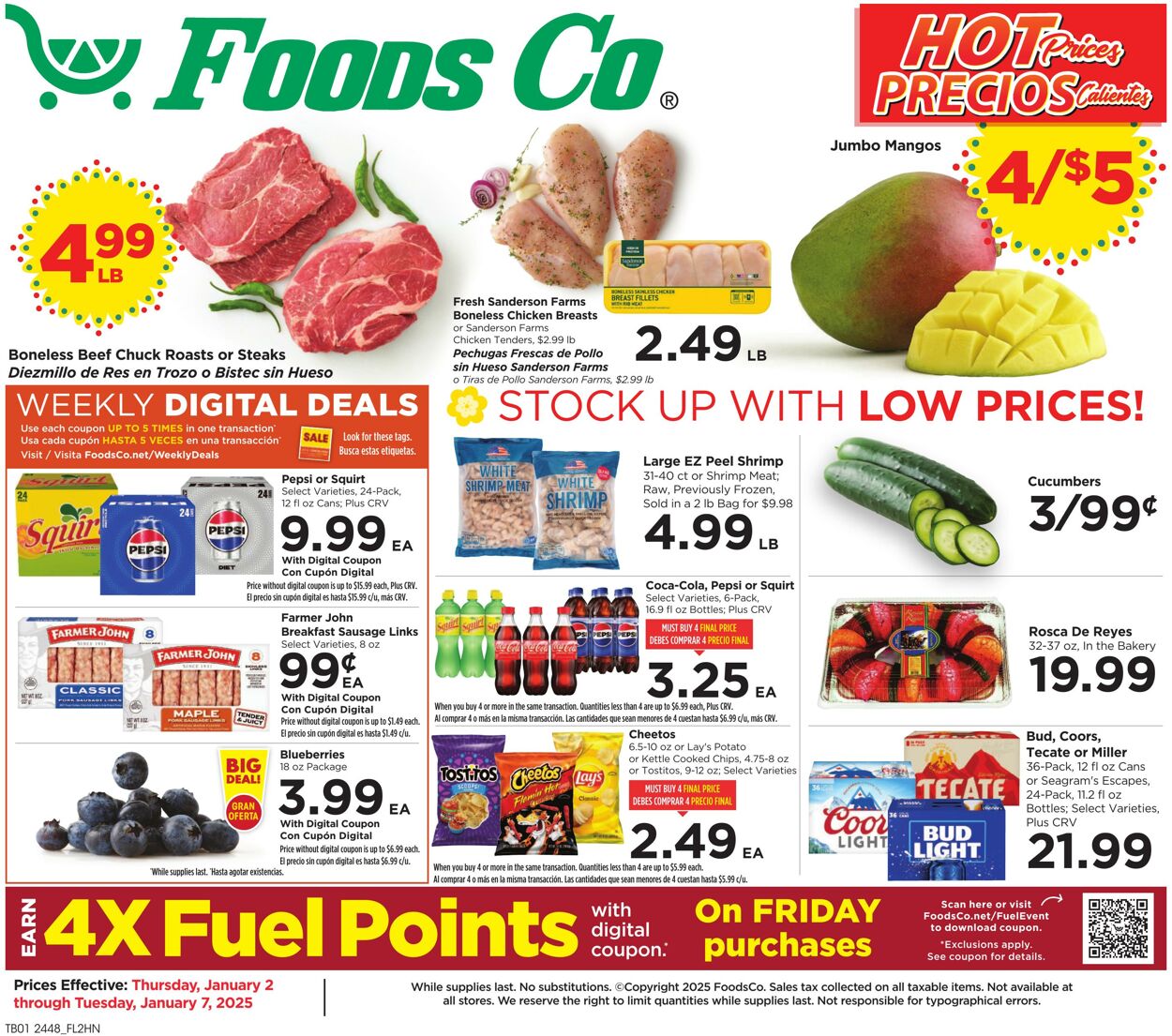 Weekly ad Foods Co 01/02/2025 - 01/07/2025