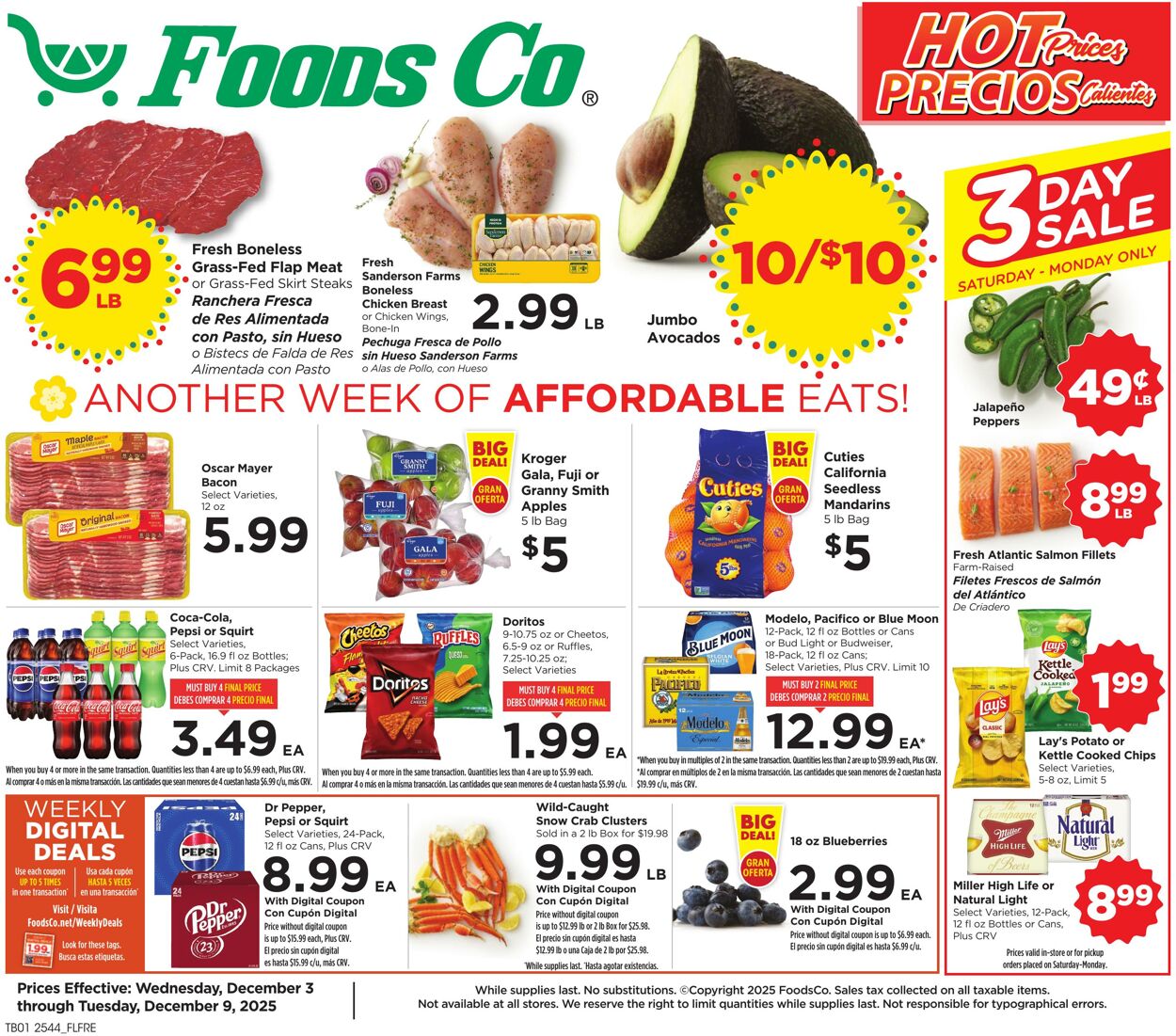 Weekly ad Foods Co 12/03/2025 - 12/09/2025