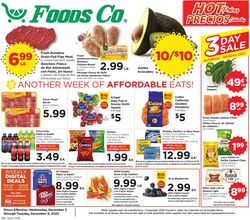Weekly ad Foods Co 12/03/2025 - 12/09/2025