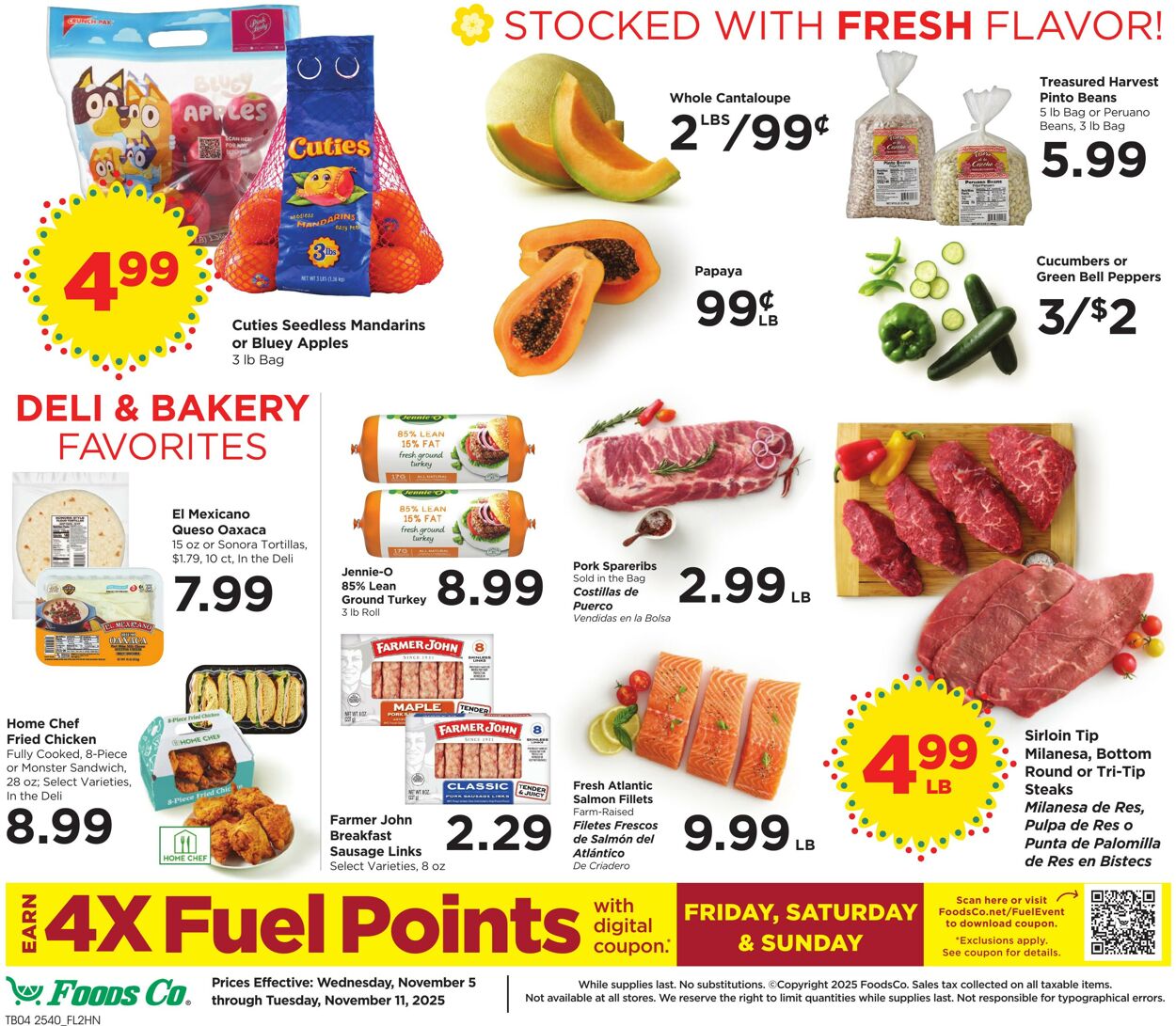 Weekly ad Foods Co 11/05/2025 - 11/11/2025