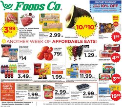 Weekly ad Foods Co 11/19/2025 - 11/27/2025