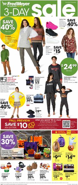 Weekly ad Fred Meyer 10/09/2022 - 10/11/2022
