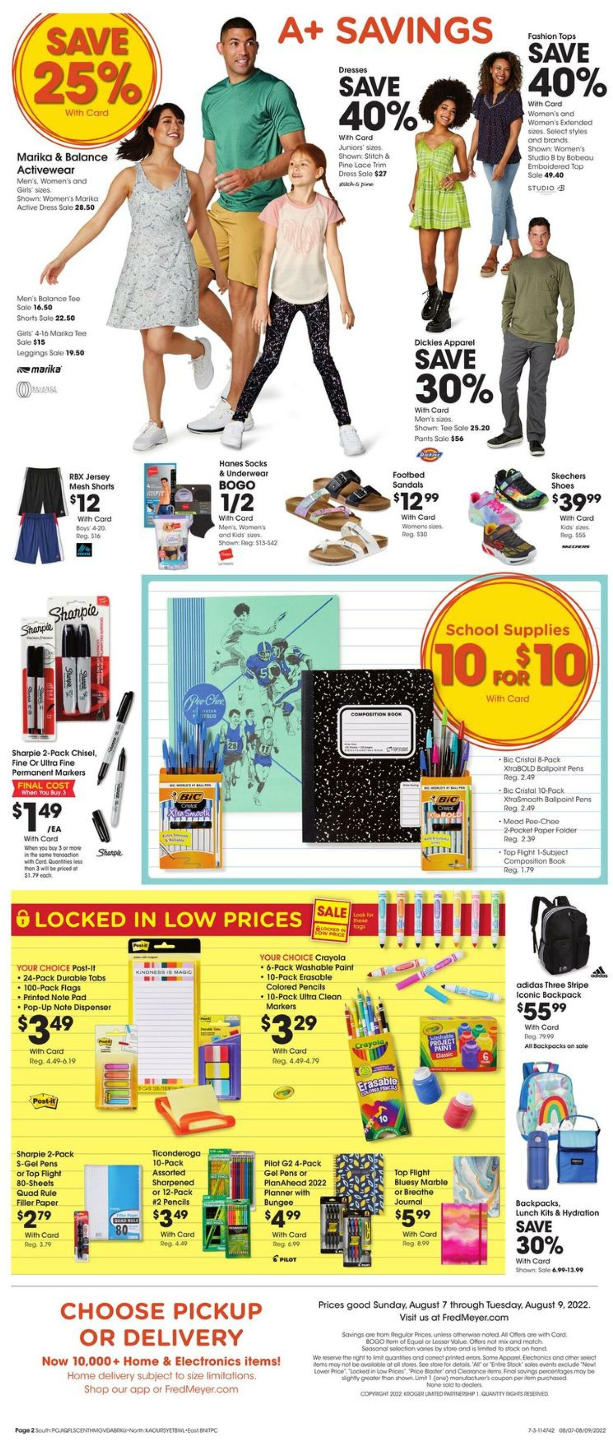 Weekly ad Fred Meyer 08/07/2022 - 08/09/2022