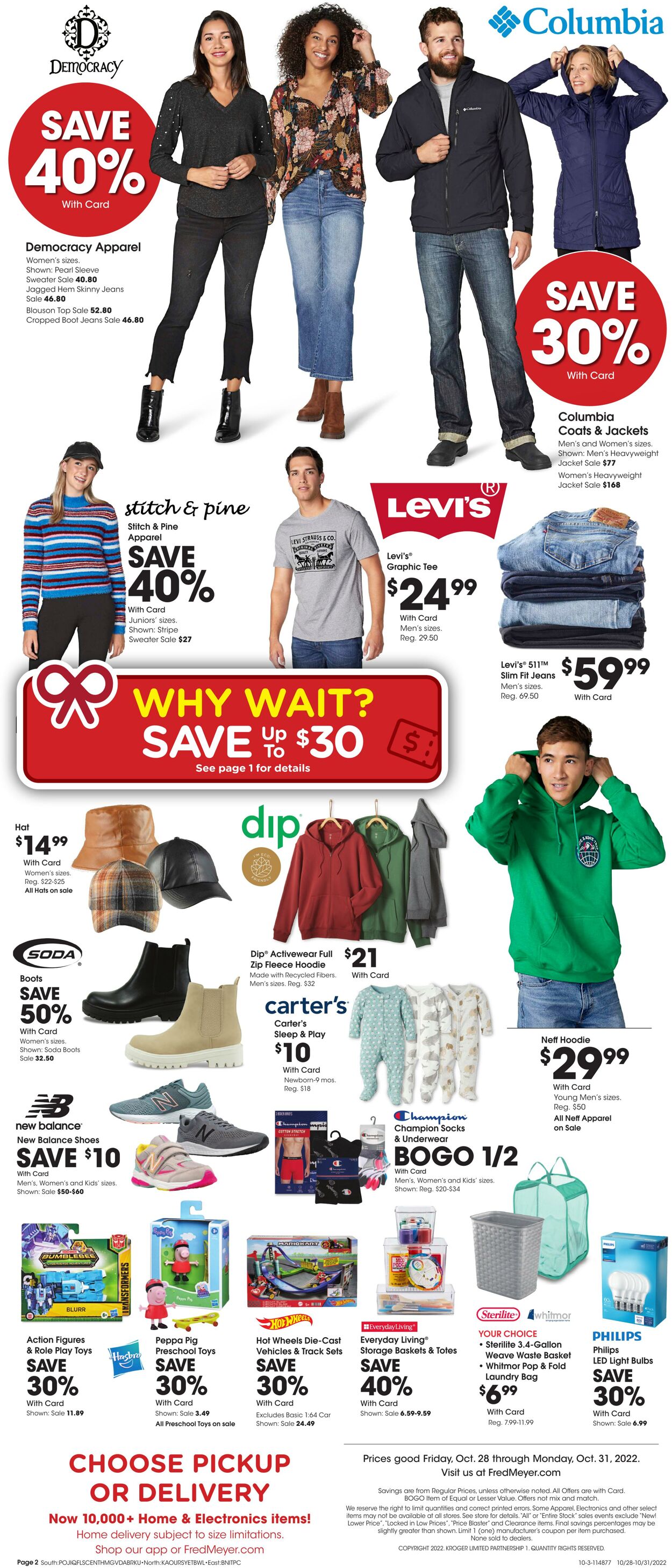 Weekly ad Fred Meyer 10/28/2022 - 10/31/2022
