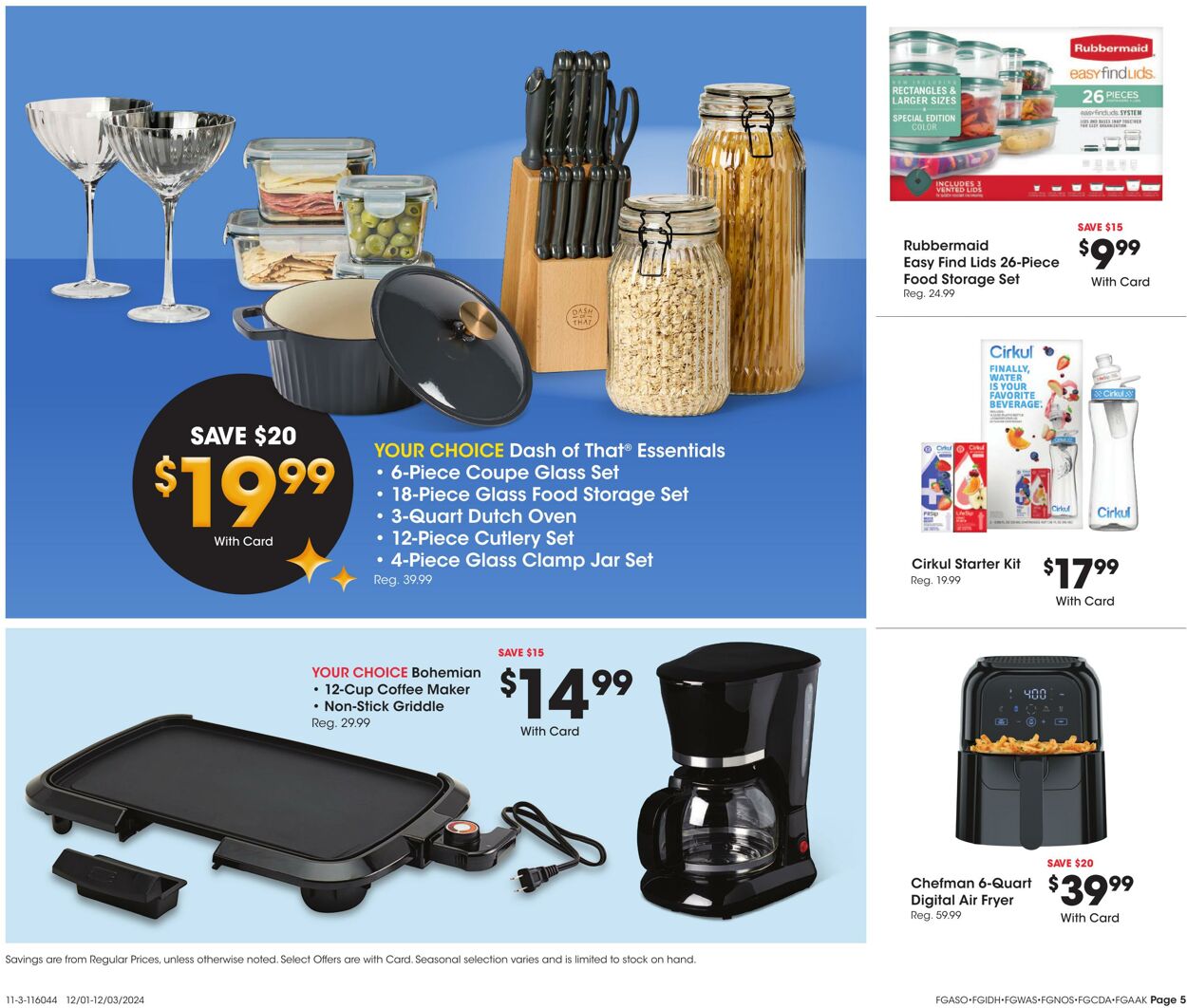 Weekly ad Fred Meyer 12/01/2024 - 12/03/2024