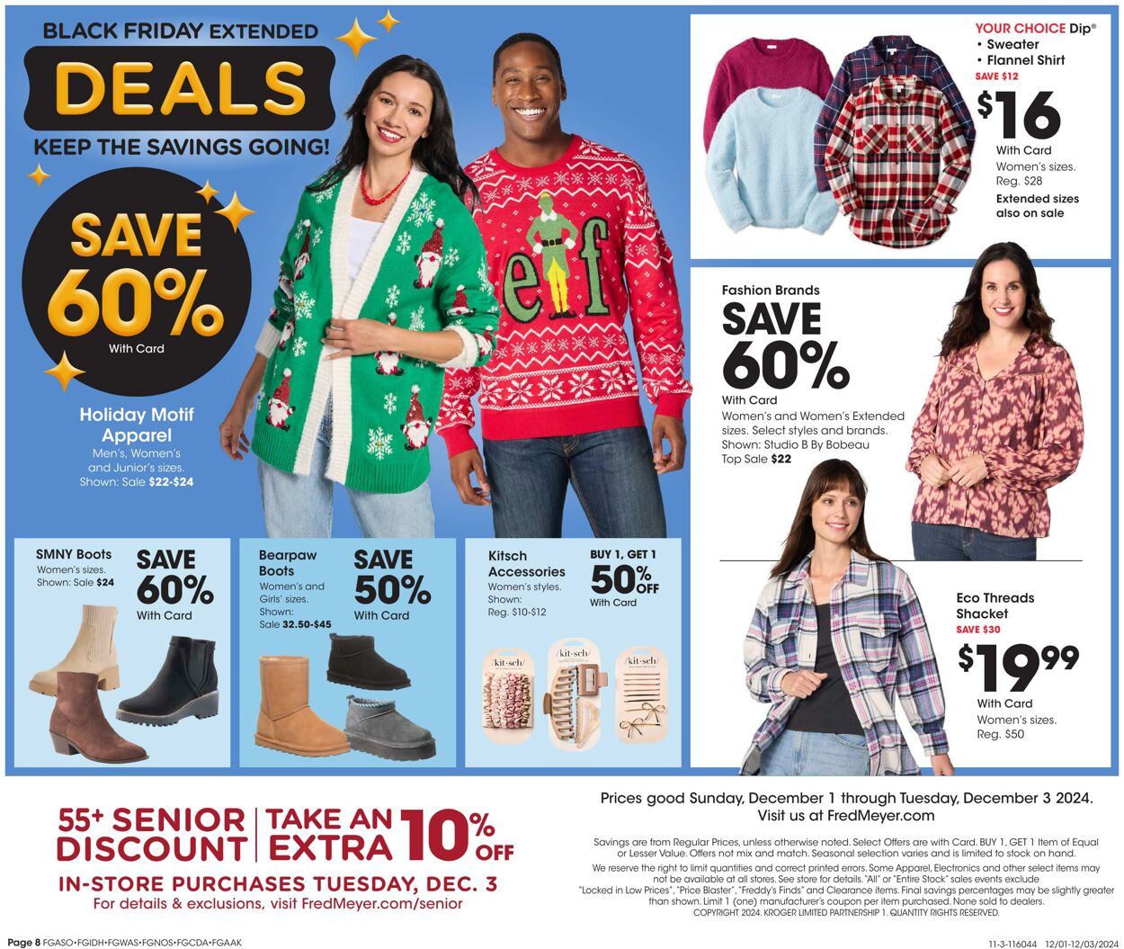 Weekly ad Fred Meyer 12/01/2024 - 12/03/2024