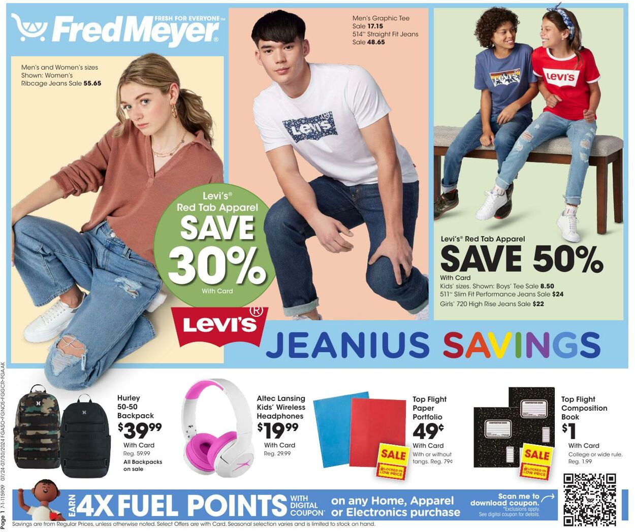 Weekly ad Fred Meyer 07/24/2024 - 07/30/2024