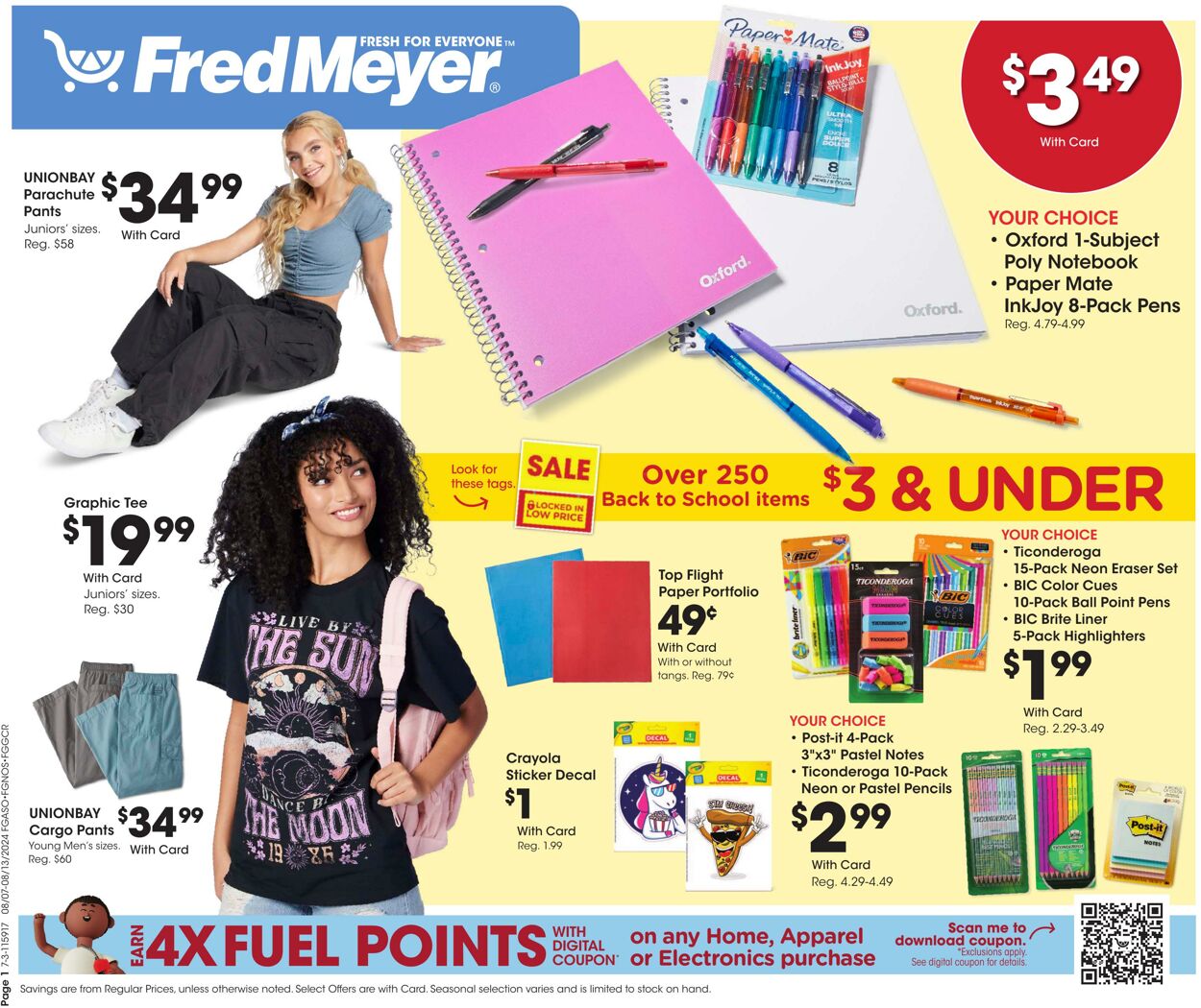 Weekly ad Fred Meyer 08/07/2024 - 08/13/2024