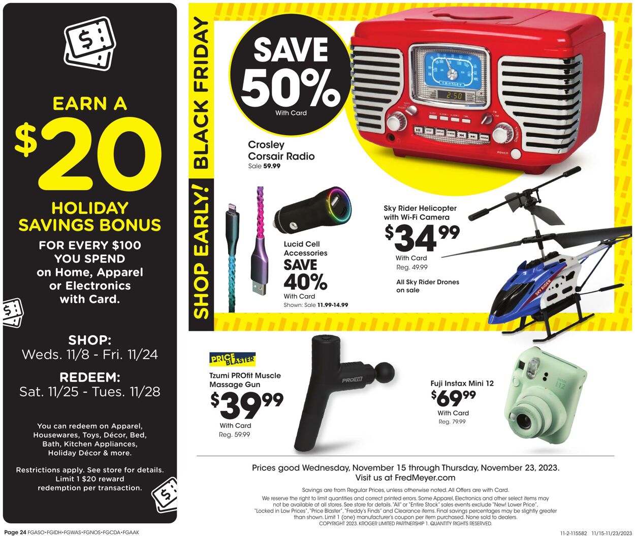 Weekly ad Fred Meyer 11/15/2023 - 11/23/2023