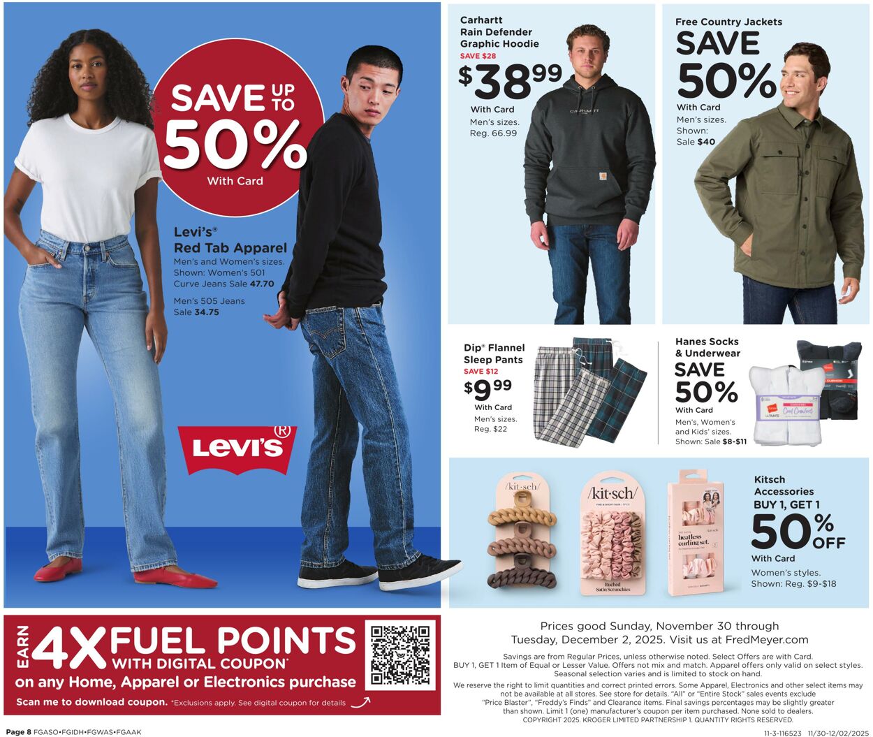 Weekly ad Fred Meyer 11/30/2025 - 12/02/2025