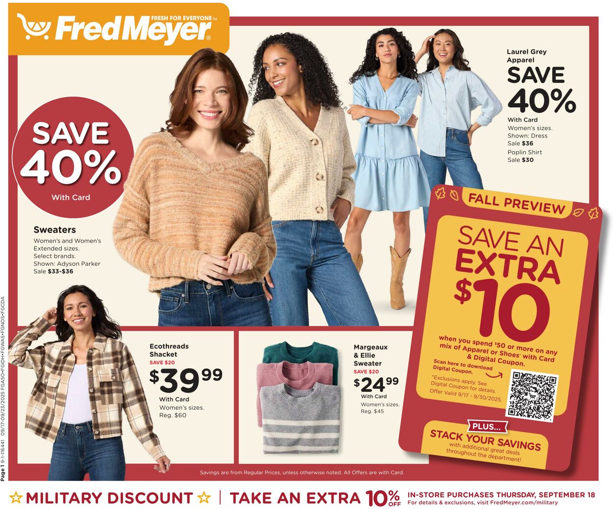 Weekly ad Fred Meyer 09/17/2025 - 09/23/2025