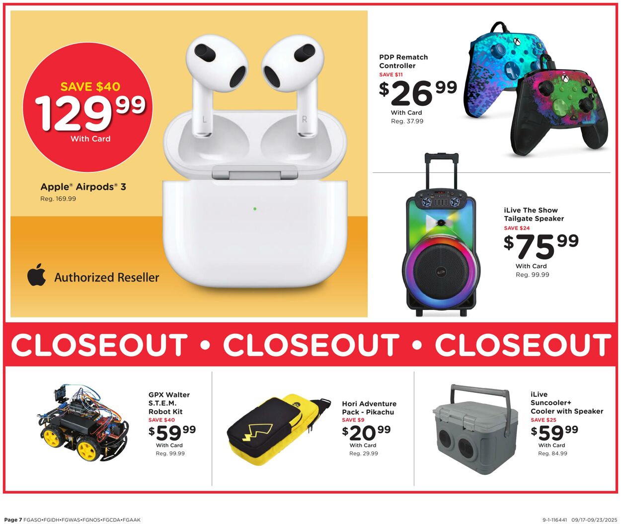 Weekly ad Fred Meyer 09/17/2025 - 09/23/2025