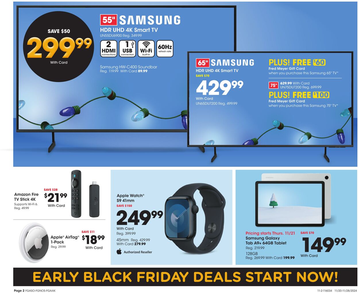 Weekly ad Fred Meyer 11/20/2024 - 11/28/2024